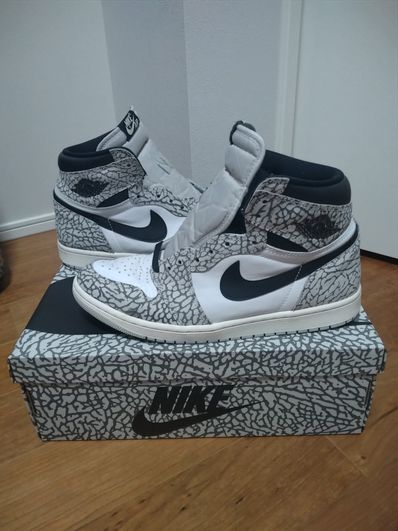 Nike Air Jordan 1 High OG "White Cement/Safari"
