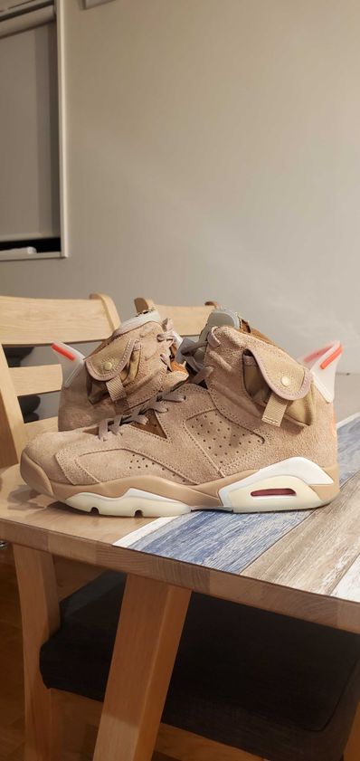 Travis Scott × Nike Air Jordan 6 "British Khaki"
