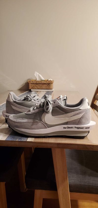 Fragment × sacai × Nike LD Waffle "Light Smoke Grey"