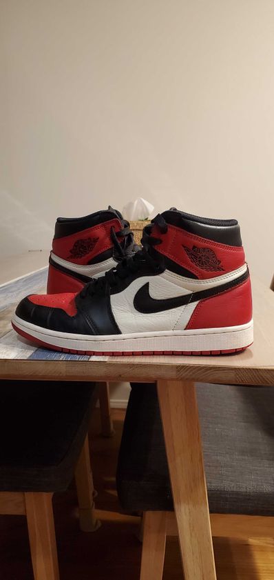 Nike Air Jordan 1 Retro High OG "Bred Toe"