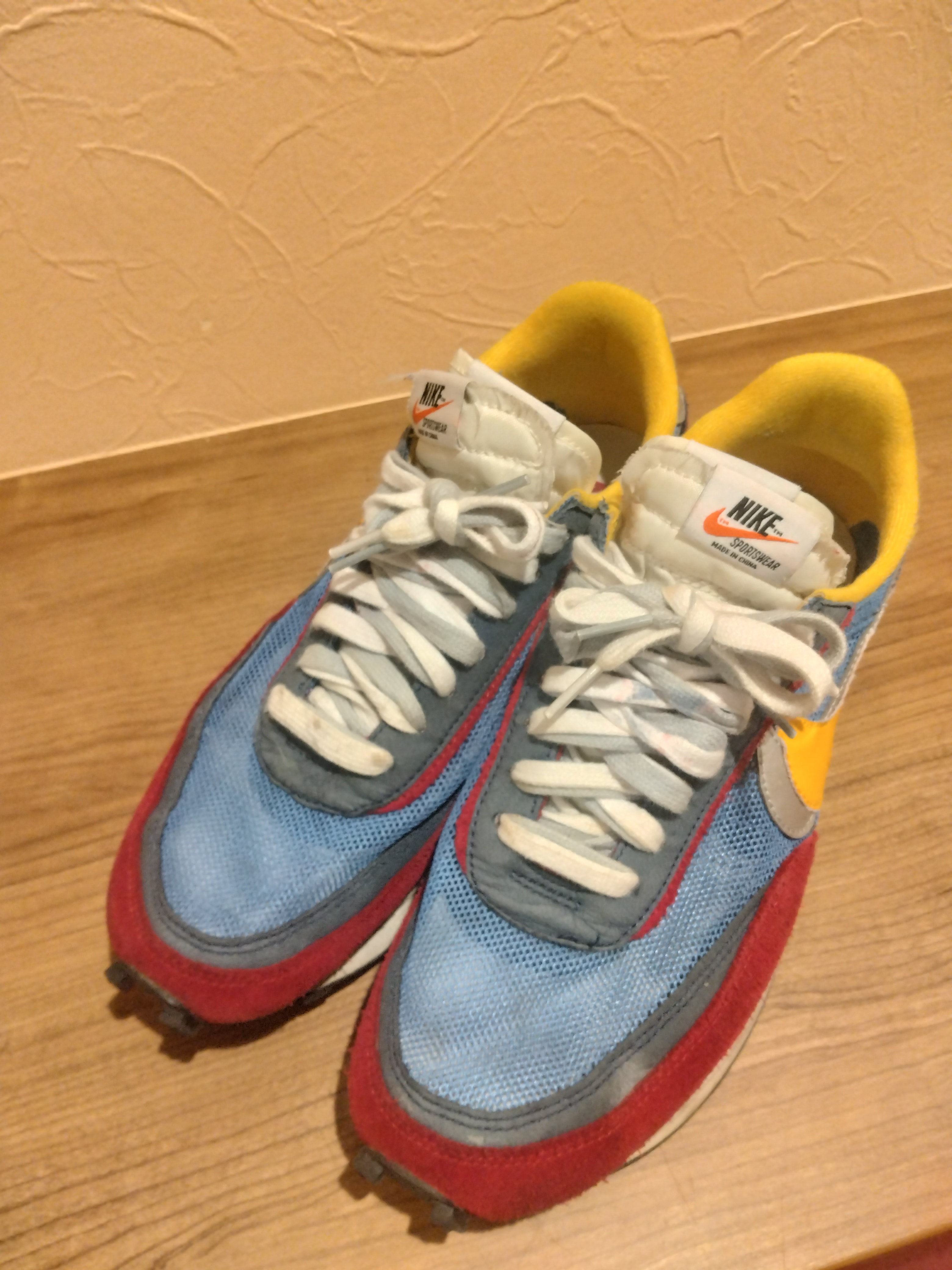 sacai × Nike LDV Waffle "Red/Blue"