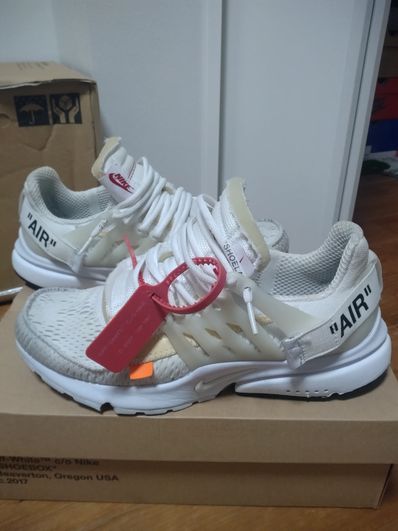 Off-White × Nike Air Presto "White/Black/Cone"