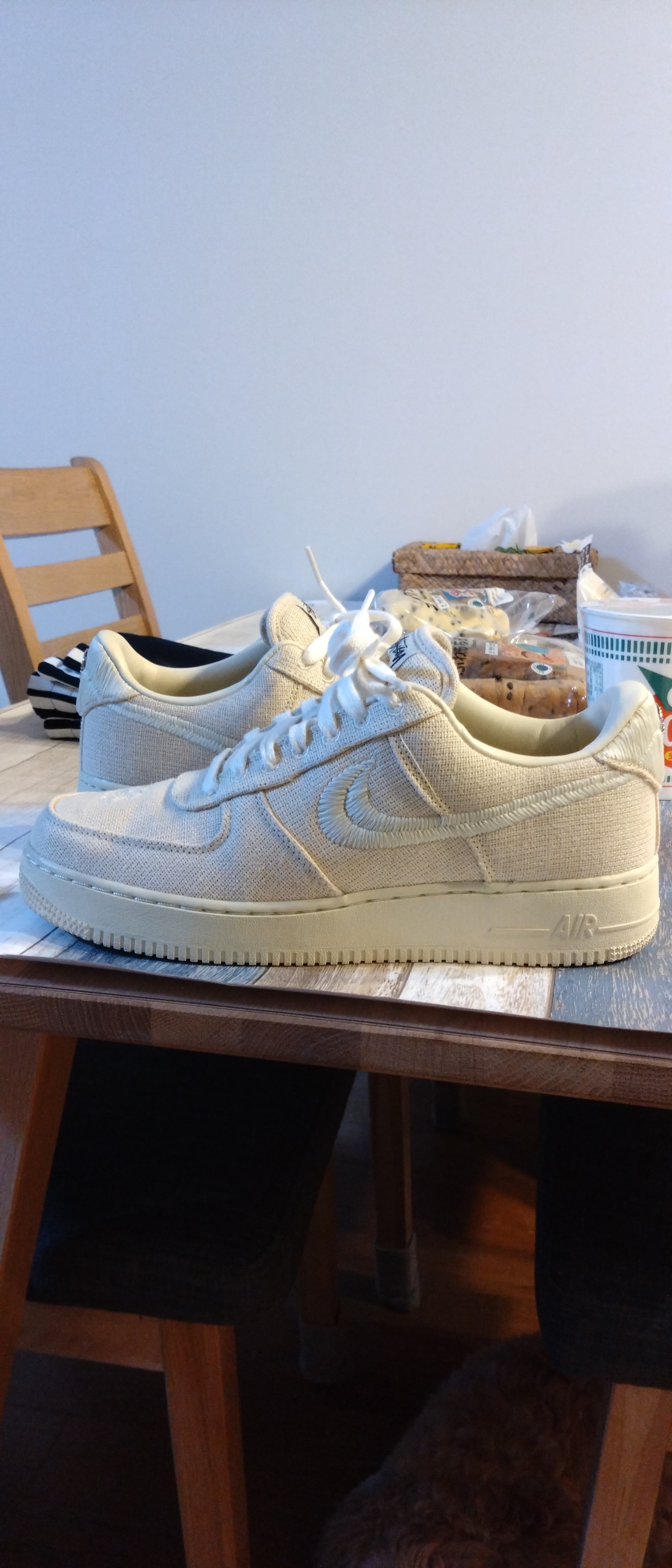 Stussy × Nike Air Force 1 Low "Fossil Stone"