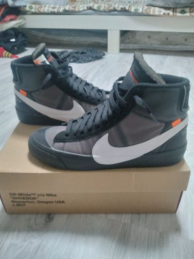 Off-White × Nike Blazer Studio Mid "Grim Reaper"