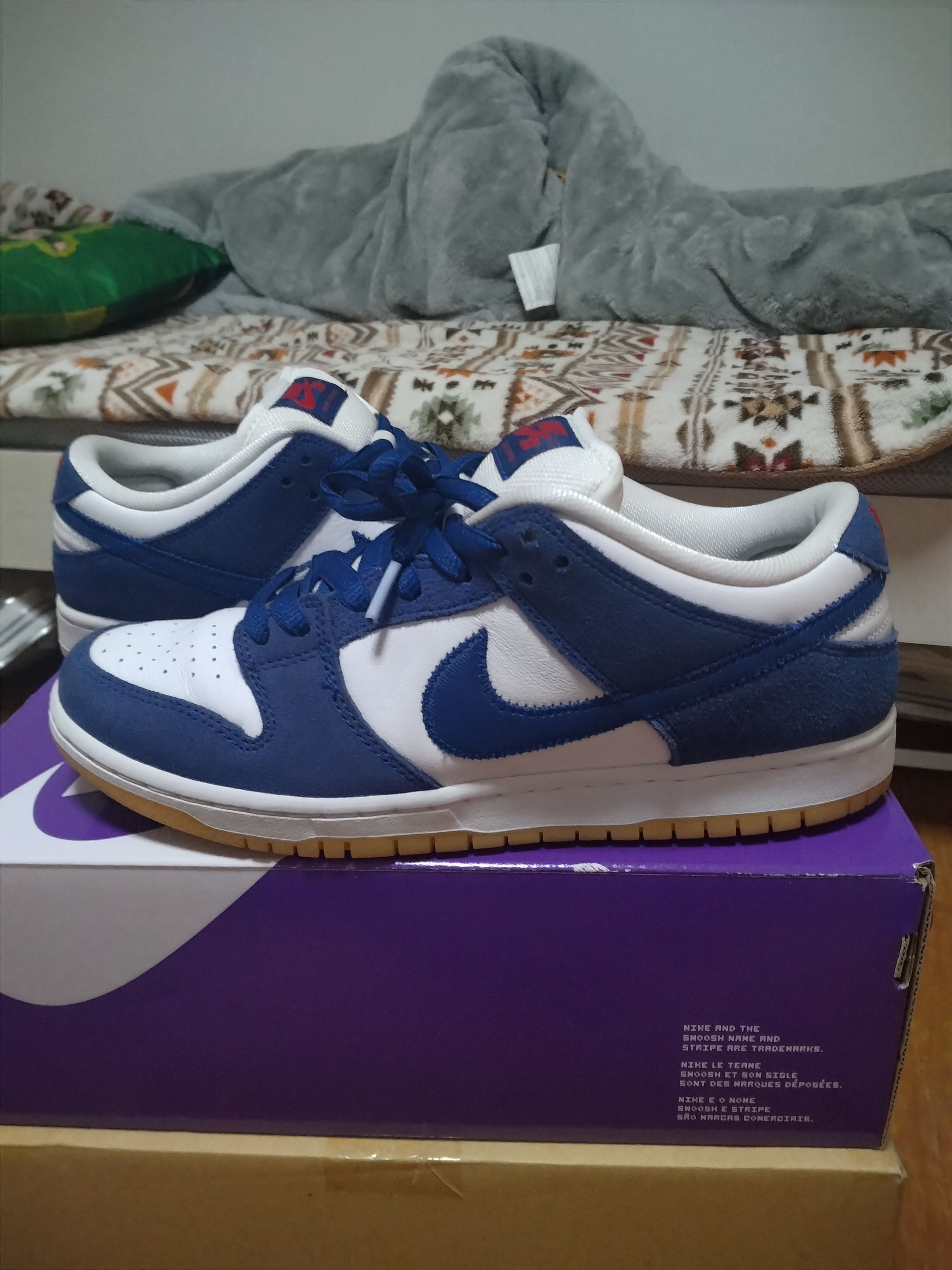 Nike SB Dunk Low "Los Angeles Dodgers/Deep Royal Blue"
