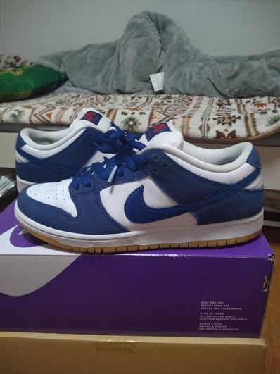 Nike SB Dunk Low "Los Angeles Dodgers/Deep Royal Blue"