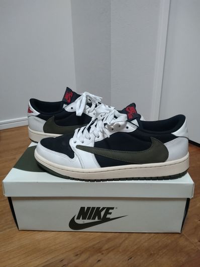 Travis Scott × Nike Women's Air Jordan 1 Low OG "Medium Olive"