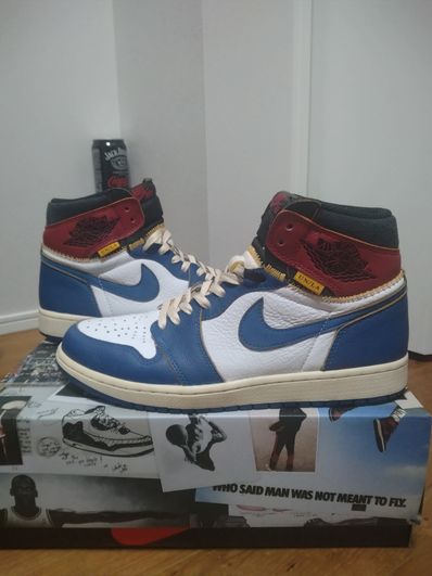 Union × Nike Air Jordan 1 Retro High OG NRG "Storm Blue/Varsity Red"