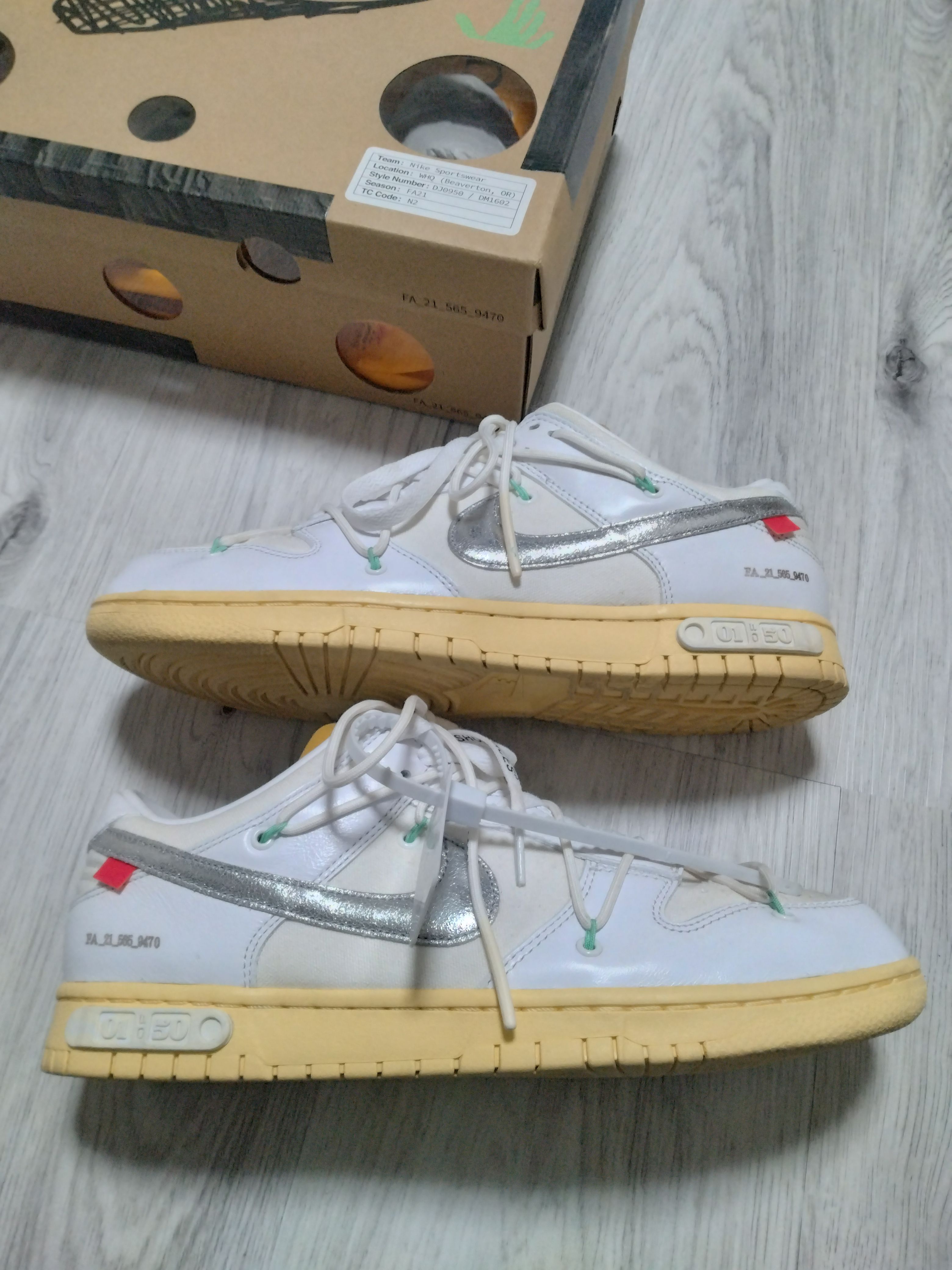 Off-White × Nike Dunk Low 1 of 50 "Lot.1"