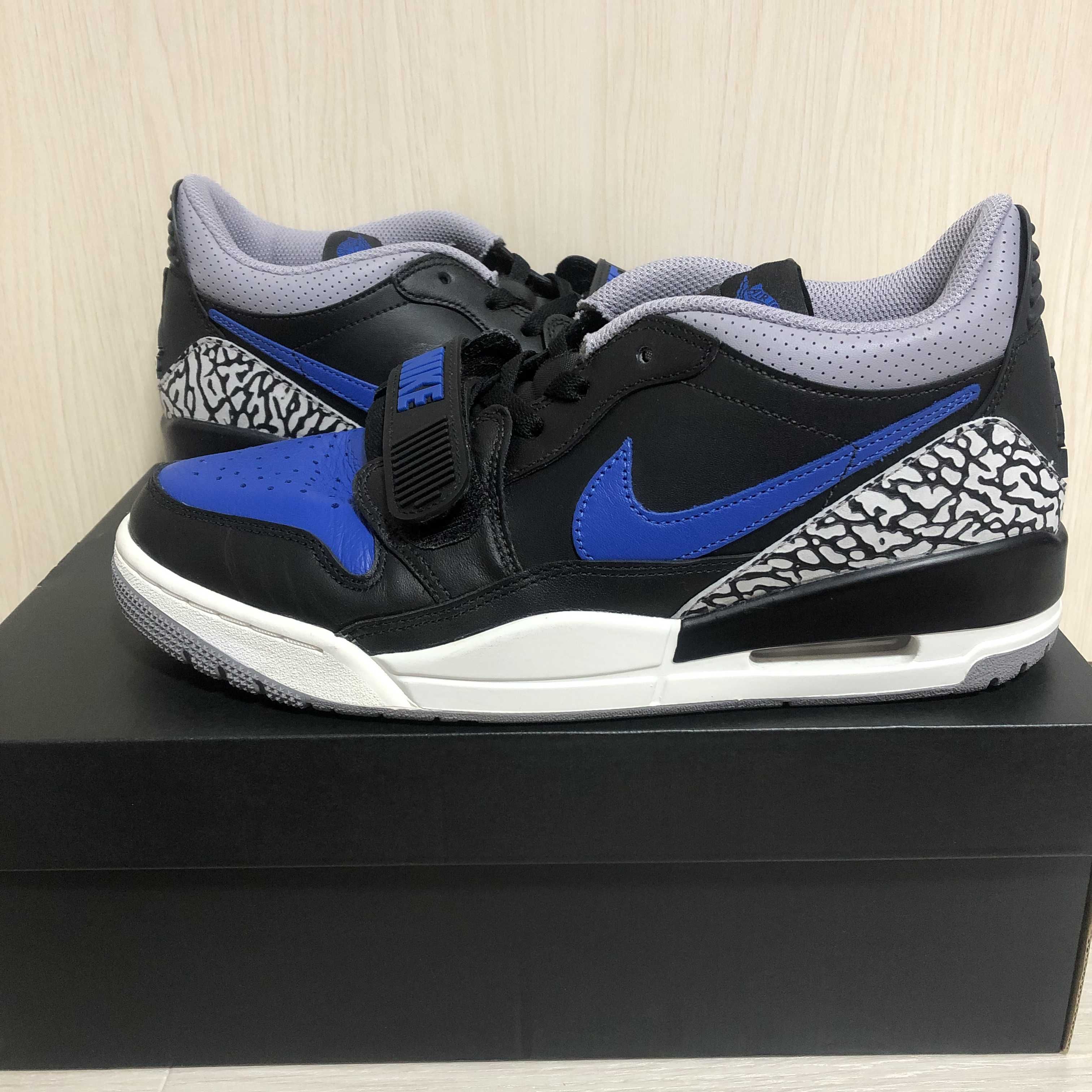 Nike Jordan Legacy 312 Low "Black/Game Royal/White"