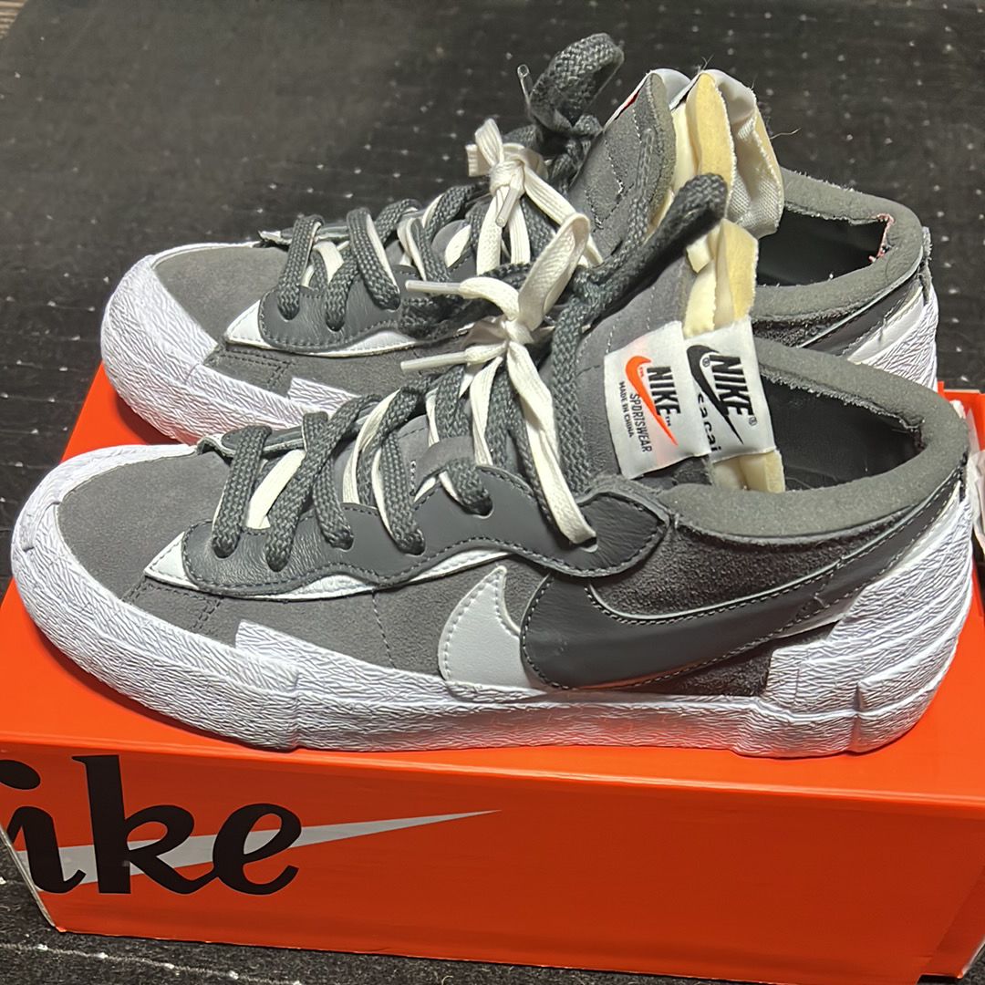 Sacai × Nike Blazer Low "Iron Grey"