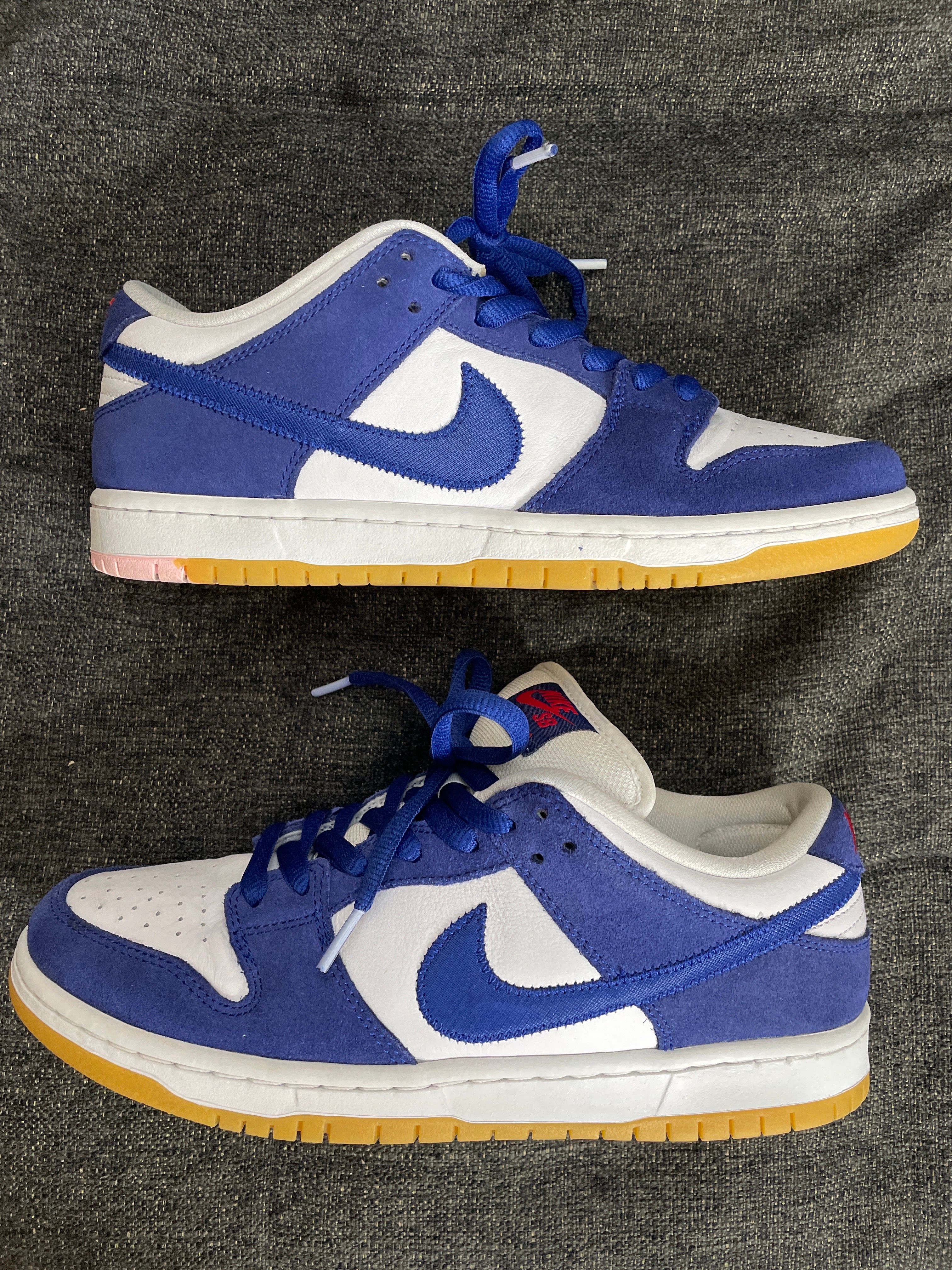 Nike SB Dunk Low "Los Angeles Dodgers/Deep Royal Blue"