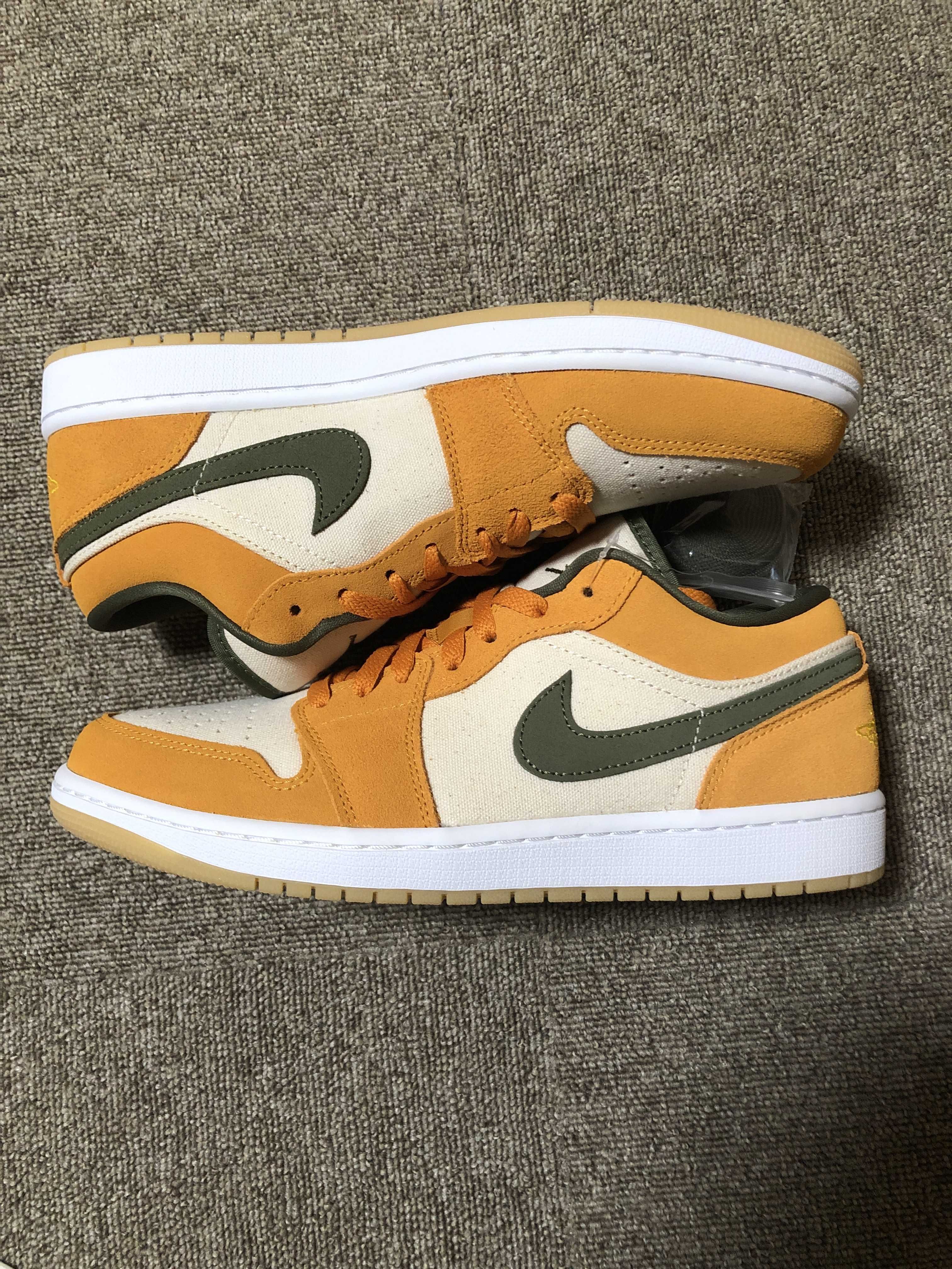 Nike Air Jordan 1 Low "Light Curry/Medium Olive"