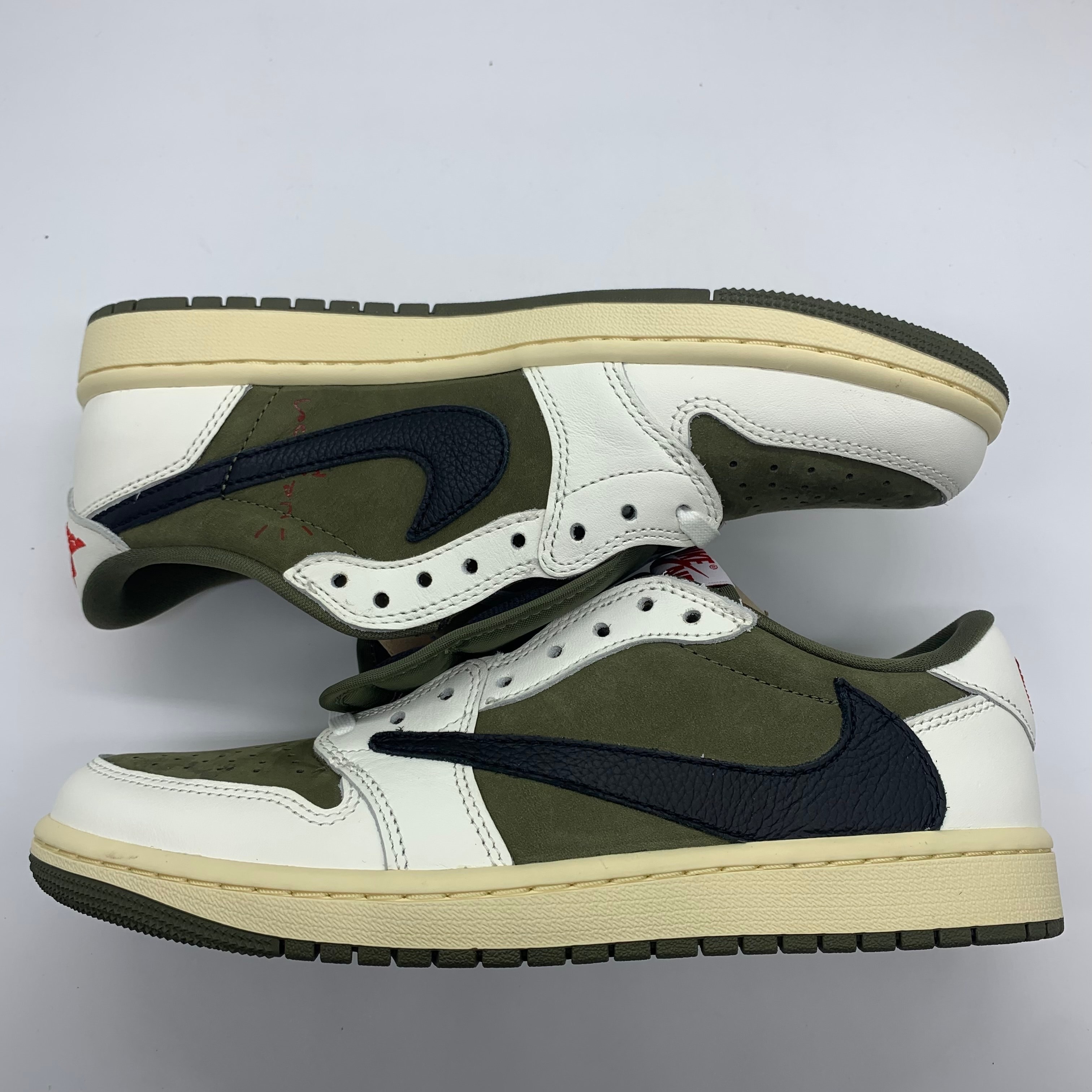 Travis Scott × Nike Air Jordan 1 Low OG SP "Reverse Olive"