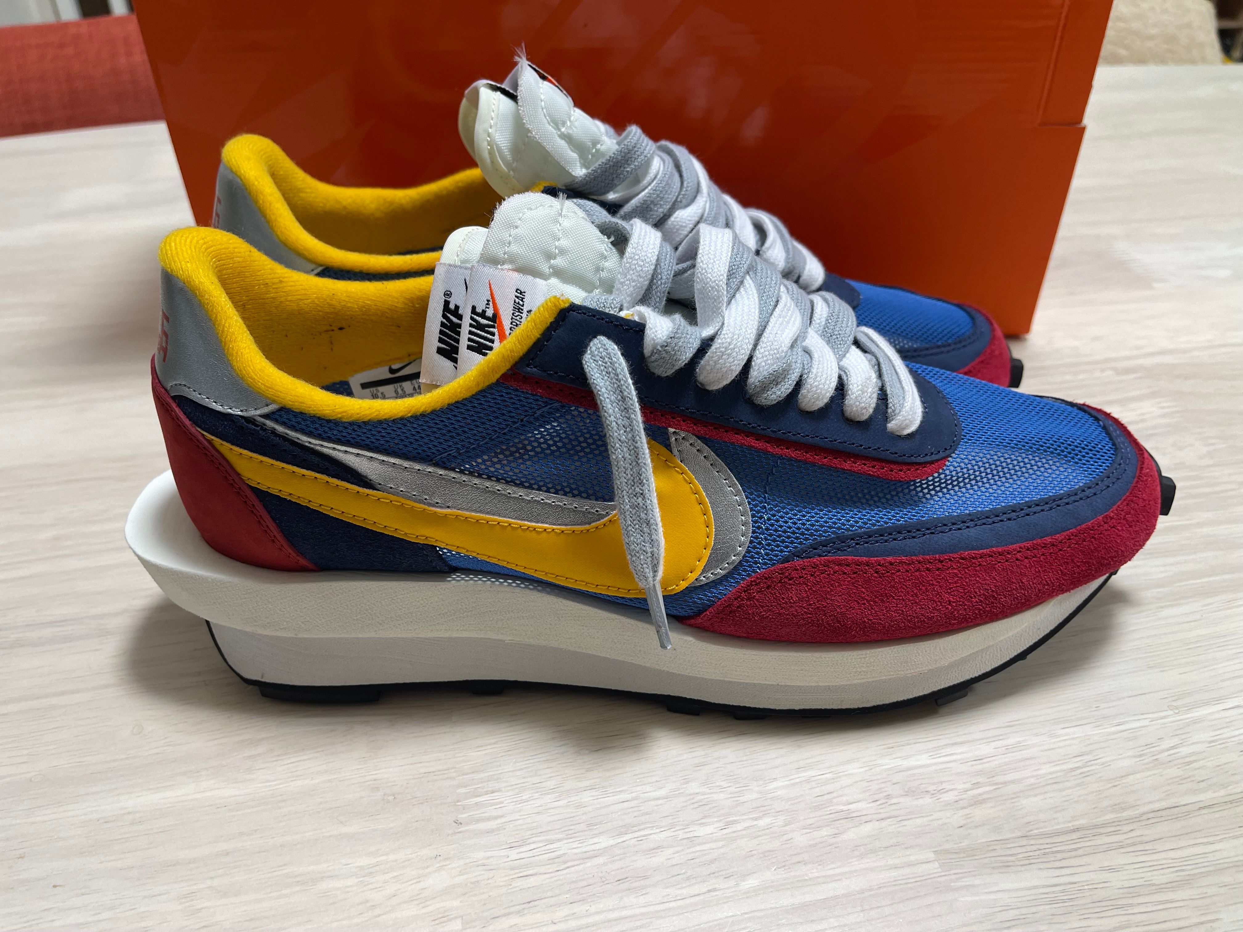 sacai × Nike LDV Waffle "Red/Blue"