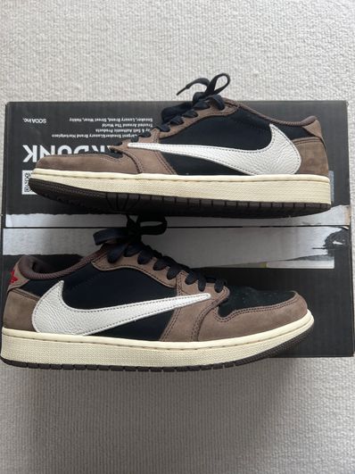Travis Scott × Nike Air Jordan 1 Low OG SP-T "Black/Dark Mocha"