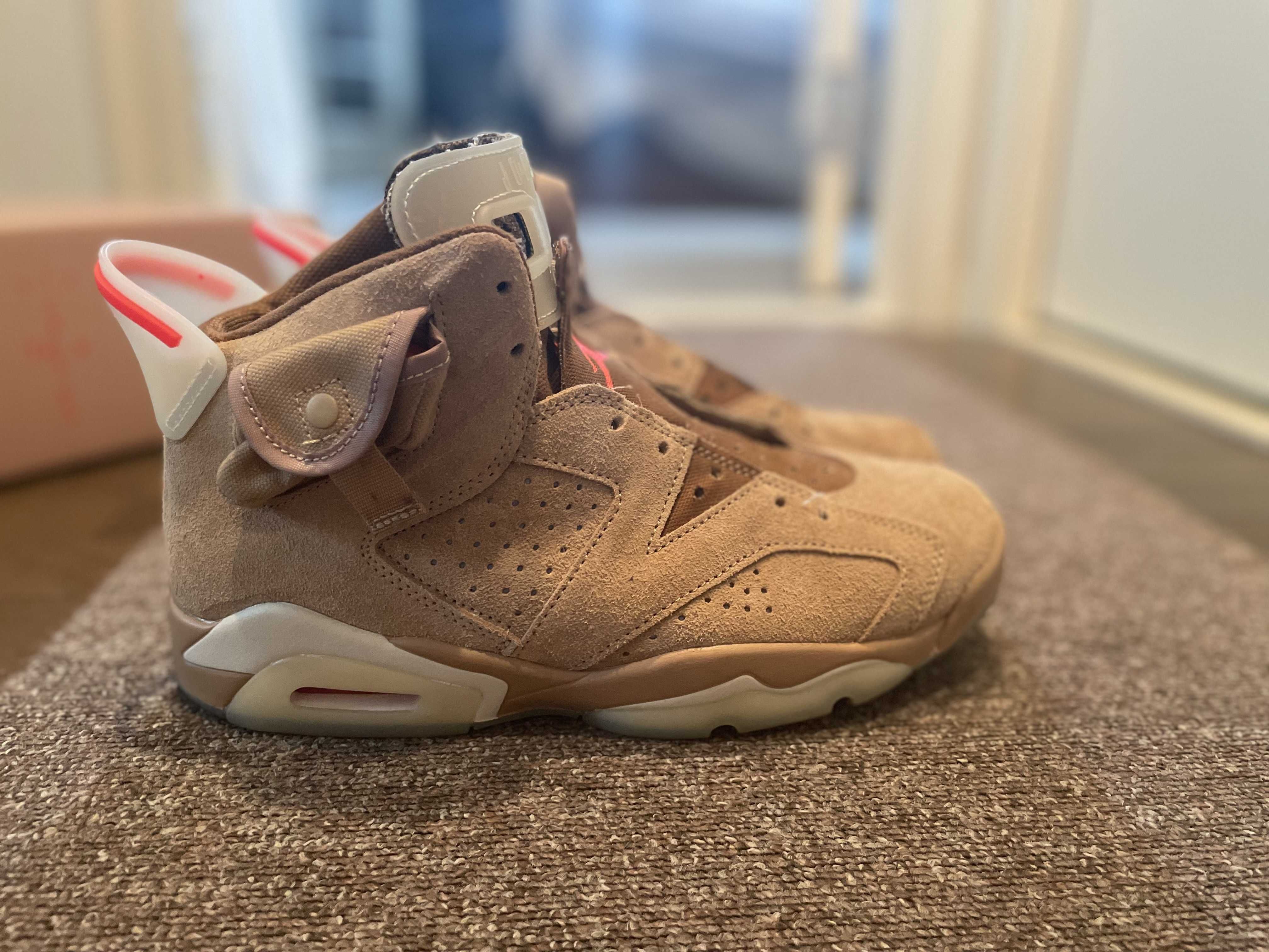 Travis Scott × Nike Air Jordan 6 "British Khaki"