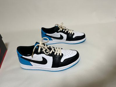 Nike Air Jordan 1 Low OG "Black and Dark Powder Blue/UNC"
