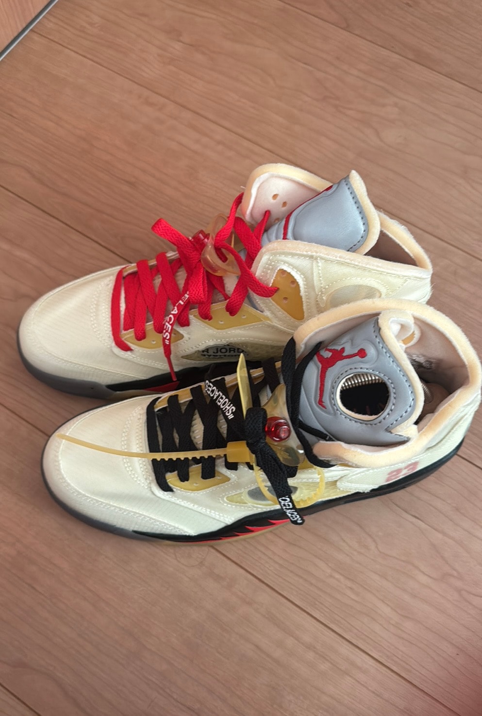 Off-White × Nike Air Jordan 5 "Sail"