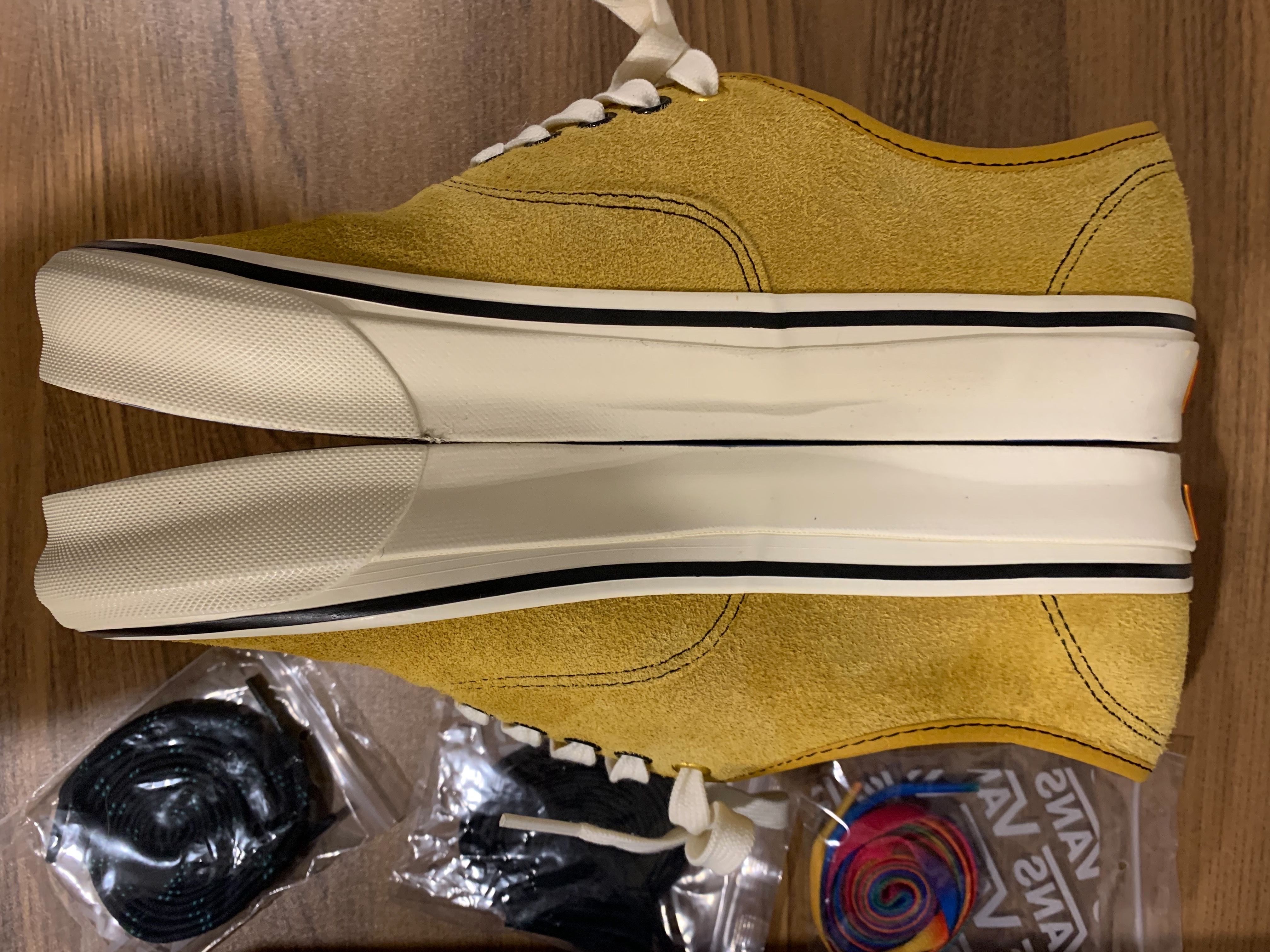 Vans Vault × Julian Klincewicz OG Authentic SP LX "Hairy Suede & Nugget Gold"