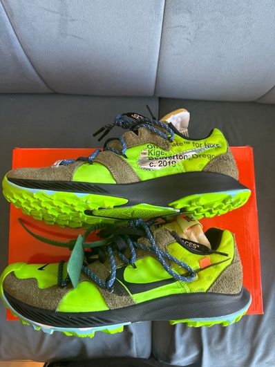 Off-White × Nike Women's Air Zoom Terra Kiger 5 "Green"