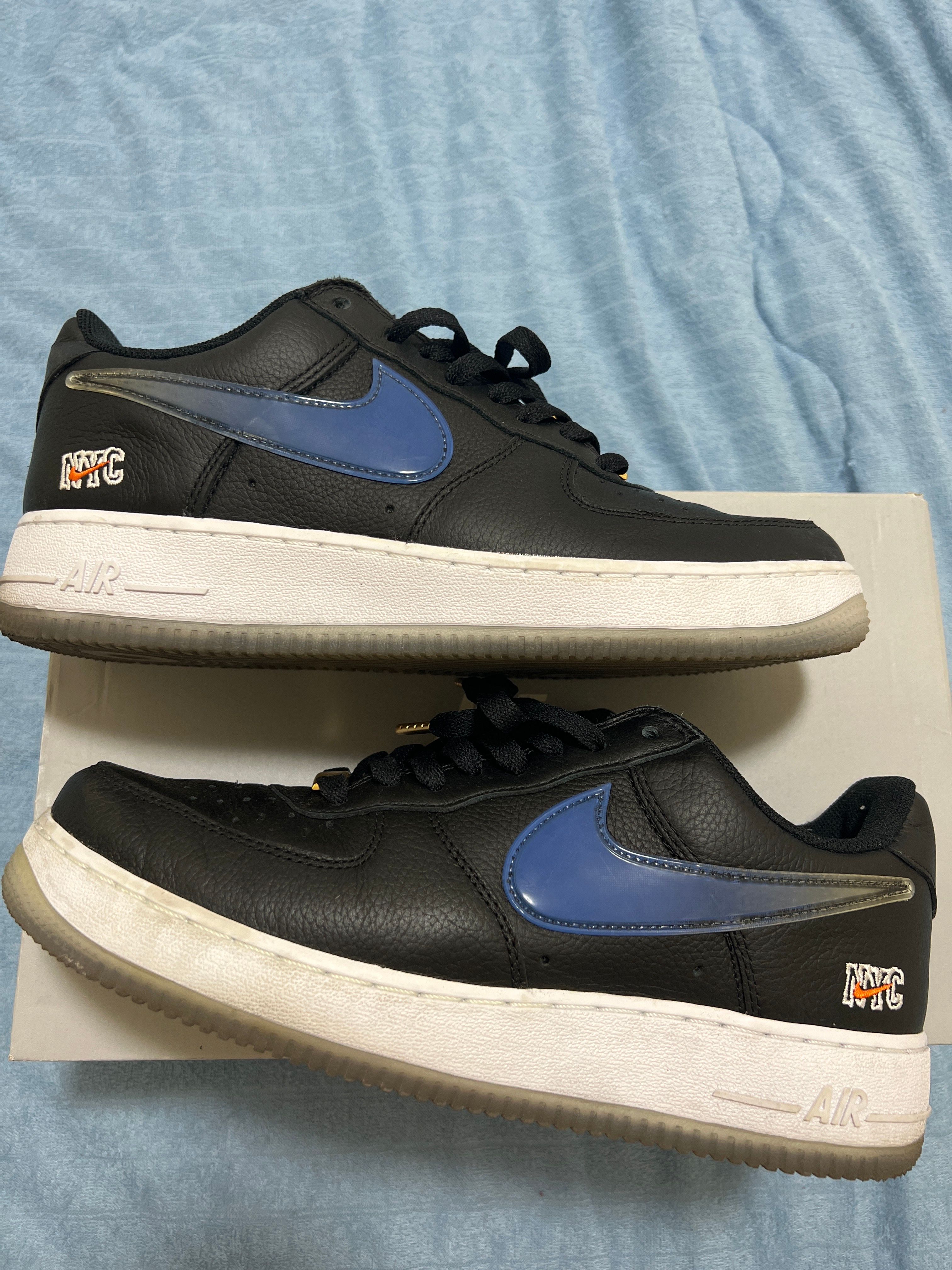 KITH × Nike Air Force 1 Low New York Knicks "Black/Brilliant Orange/Rush/Brilliant White"