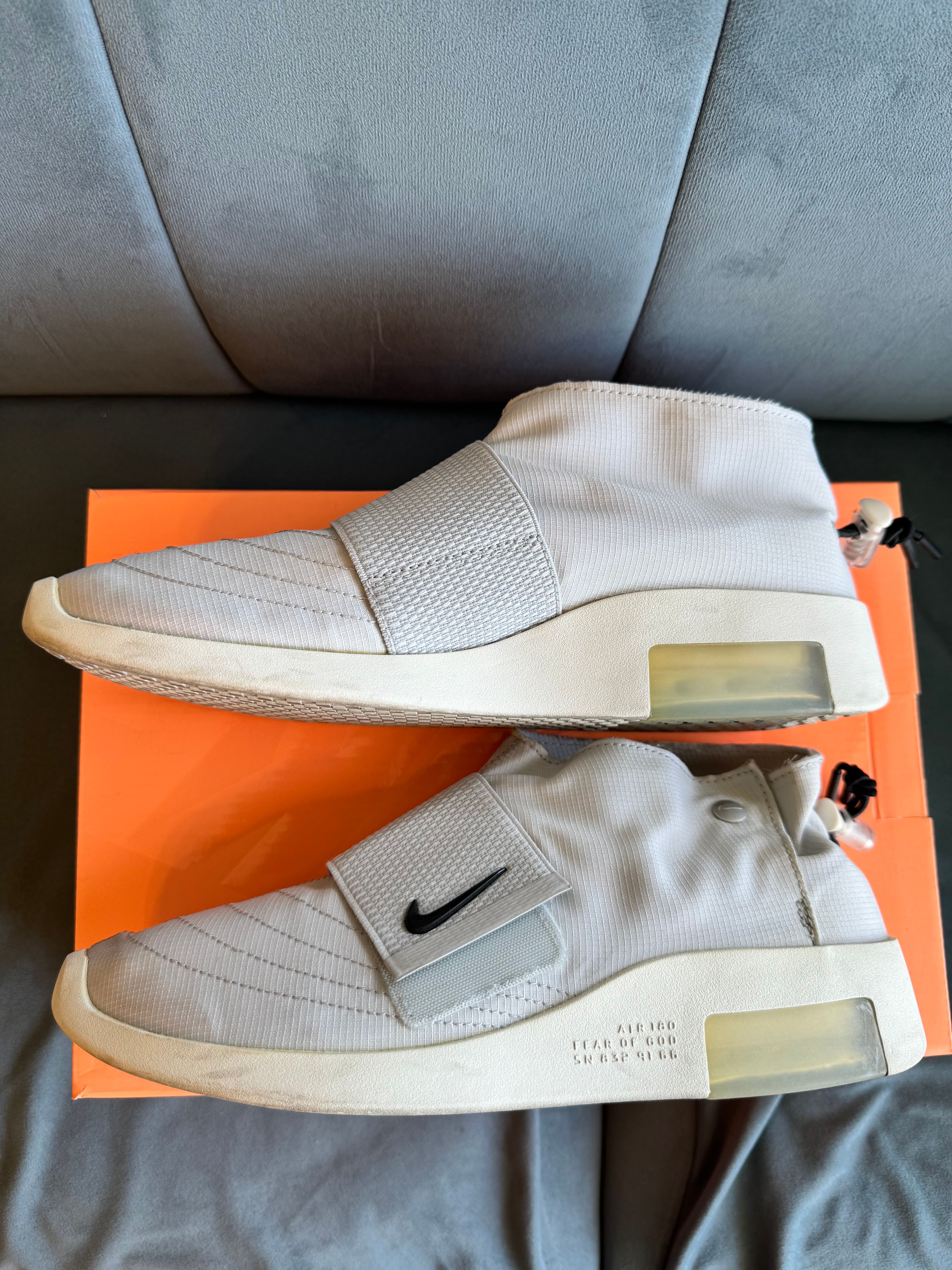 Fear Of God × Nike Air Moccasin "Pure Platinum"