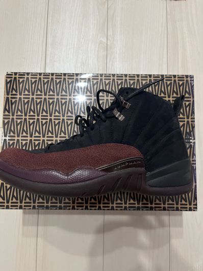 A Ma Maniere × Nike Women's Air Jordan 12 "Black and Burgundy Crush"