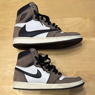 Travis Scott × Nike Air Jordan 1 Retro High OG TS SP "Sail/Dark Mocha"