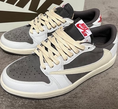 Travis Scott × Nike Air Jordan 1 Low OG SP "Reverse Mocha/Sail and Ridgerock"