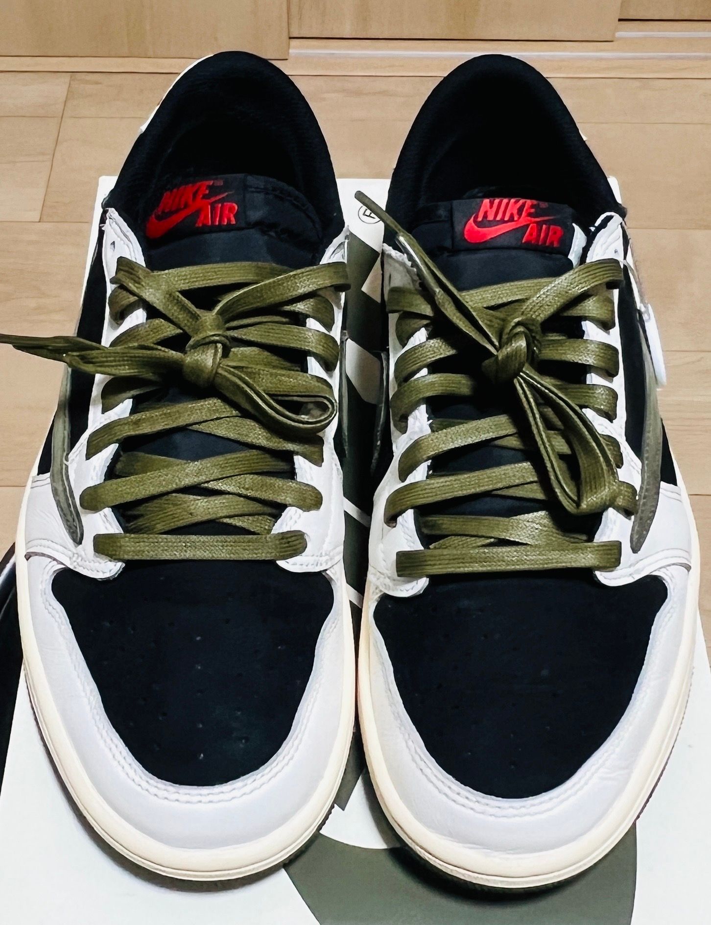 Travis Scott × Nike Women's Air Jordan 1 Low OG "Medium Olive"