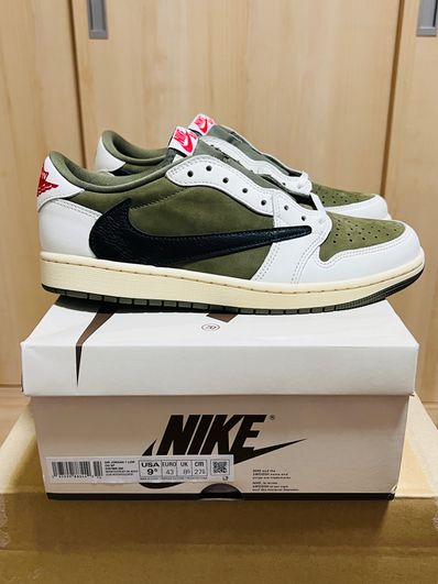 Travis Scott × Nike Air Jordan 1 Low OG SP "Reverse Olive"