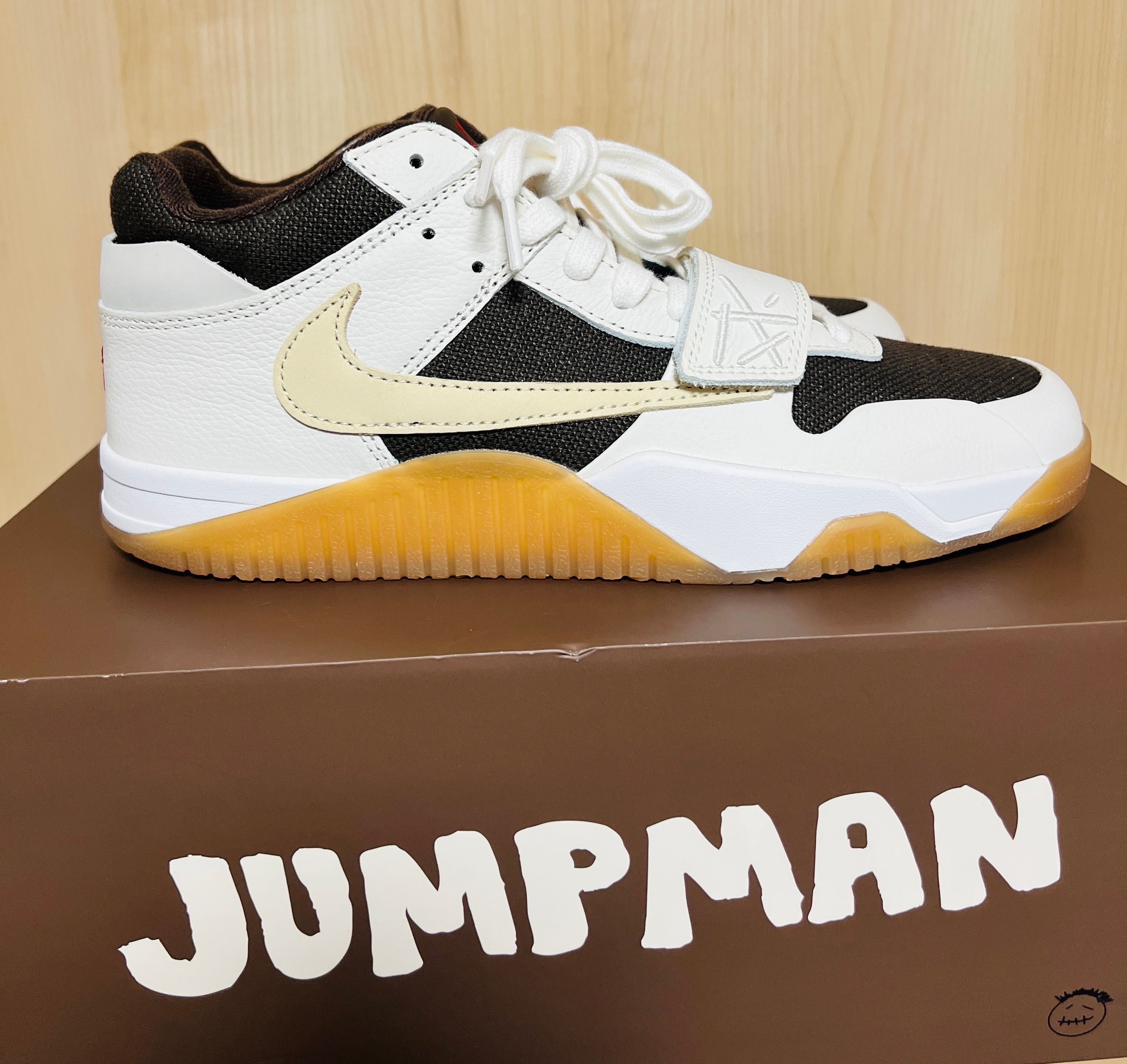 Travis Scott × Nike Jordan Jumpman Jack TR "Sail and Dark Mocha"