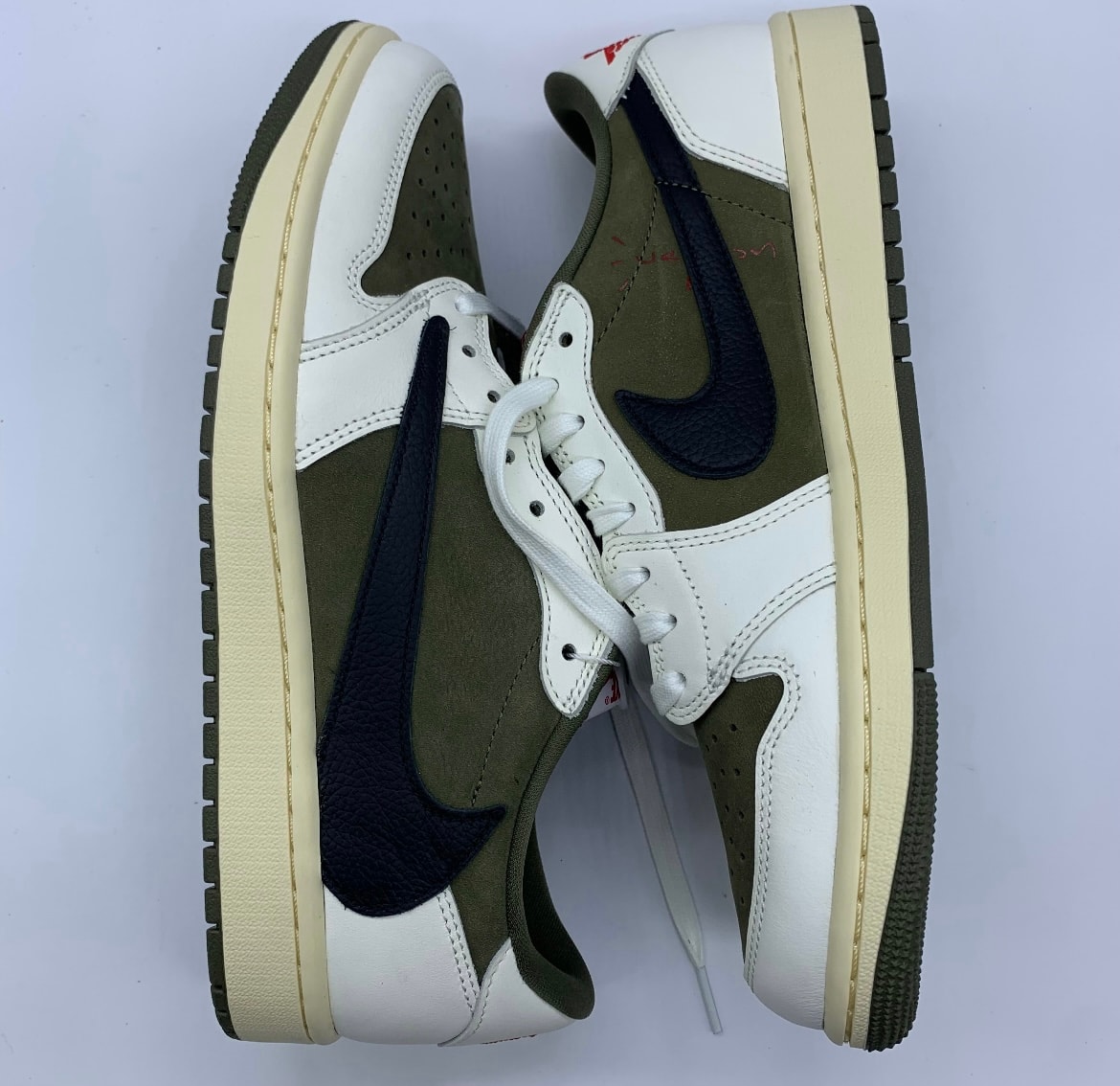 Travis Scott × Nike Air Jordan 1 Low OG SP "Reverse Olive"