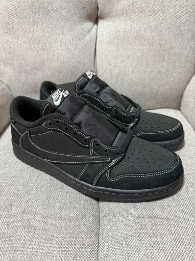 Travis Scott × Nike Air Jordan 1 Low OG SP "Black Phantom"