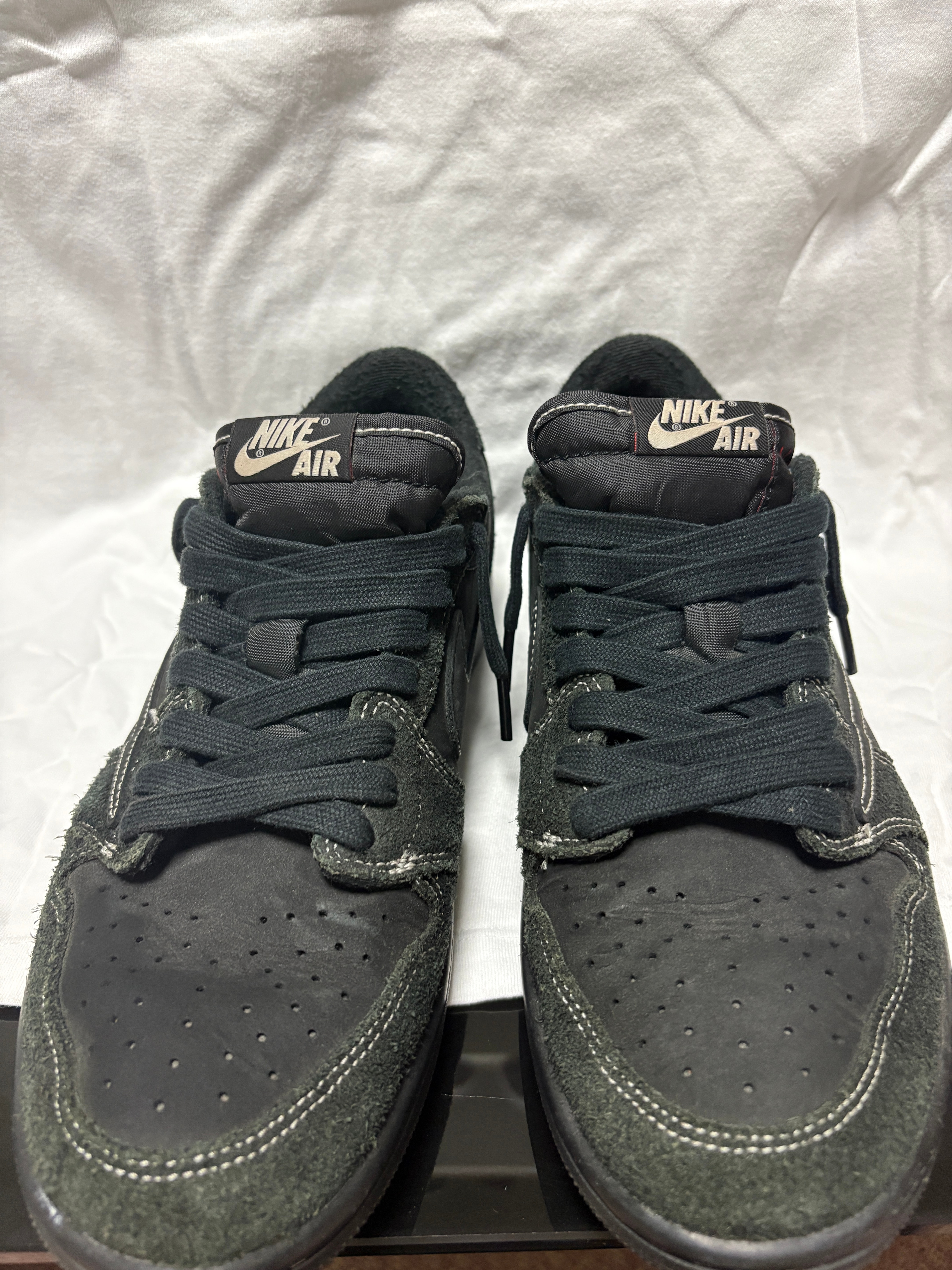 Travis Scott × Nike Air Jordan 1 Low OG SP "Black Phantom"