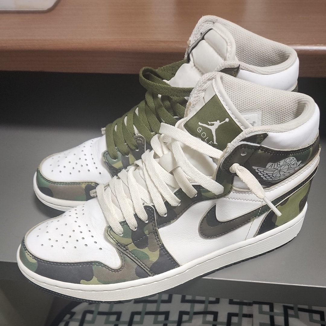ナイキ エアジョーダン1 ハイ ゴルフ 