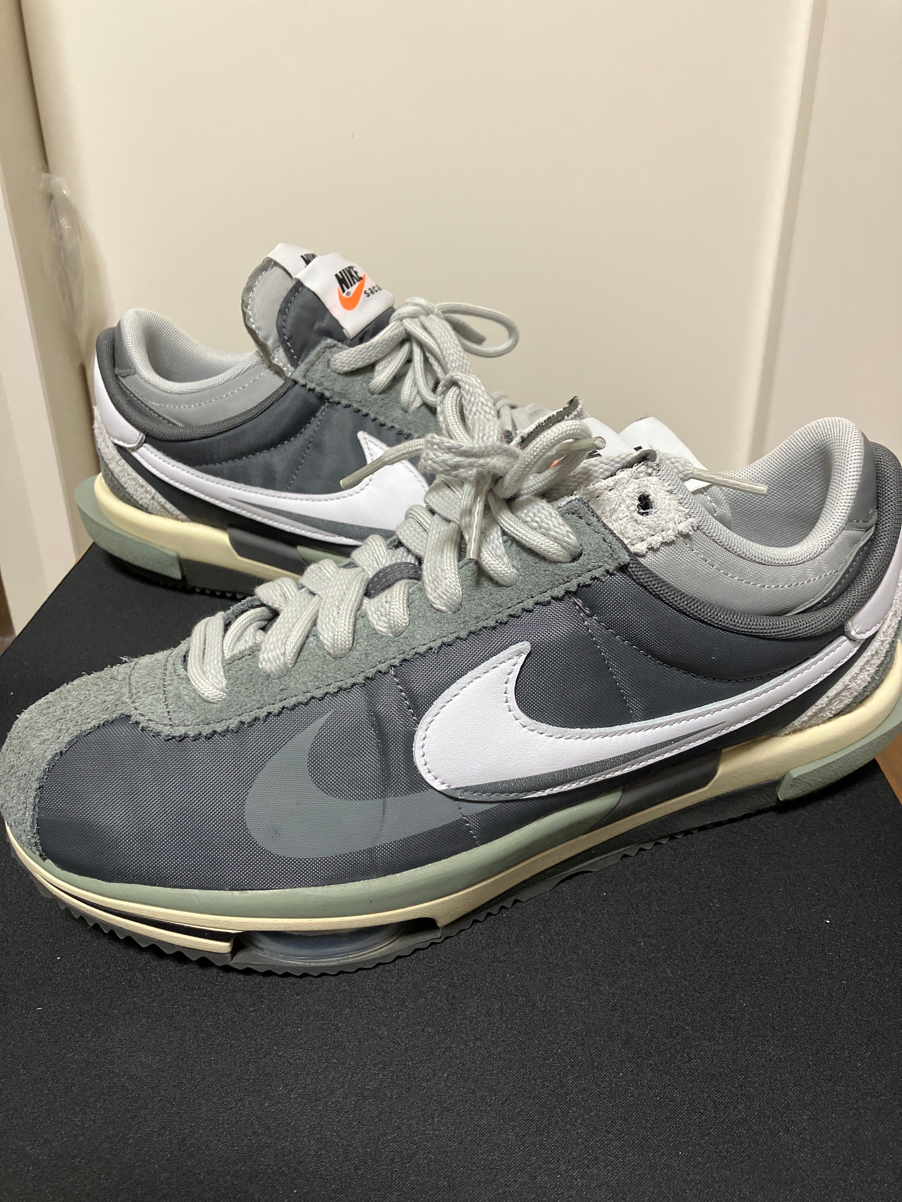 sacai × Nike Zoom Cortez "Iron Grey"