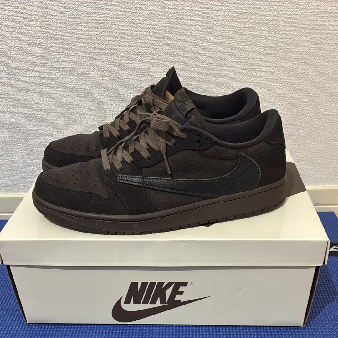 Travis Scott × Nike Air Jordan 1 Low OG SP "Velvet Brown and Dark Mocha"