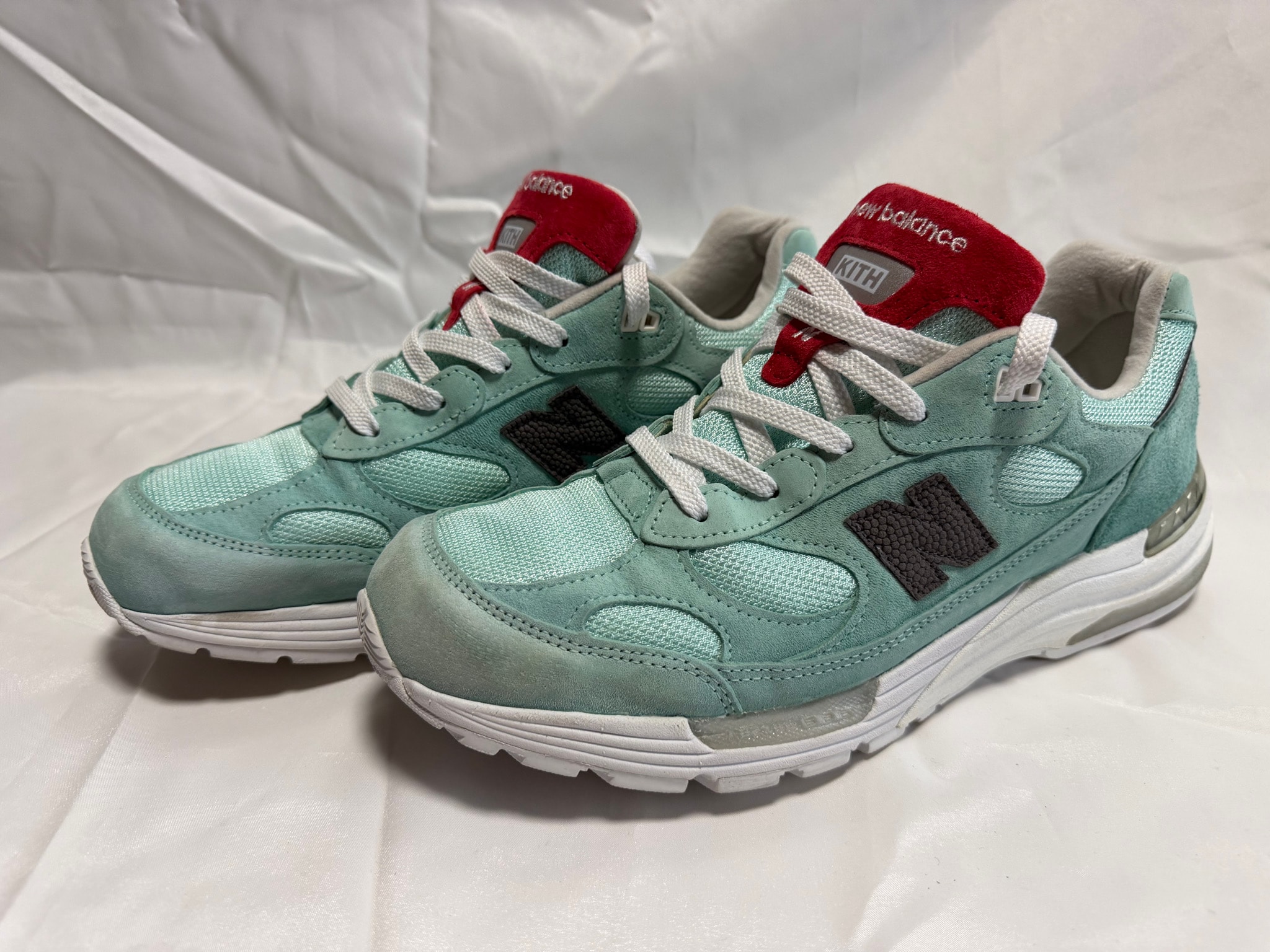 KITH × New Balance 992 Kithmas "Teal/Gray"