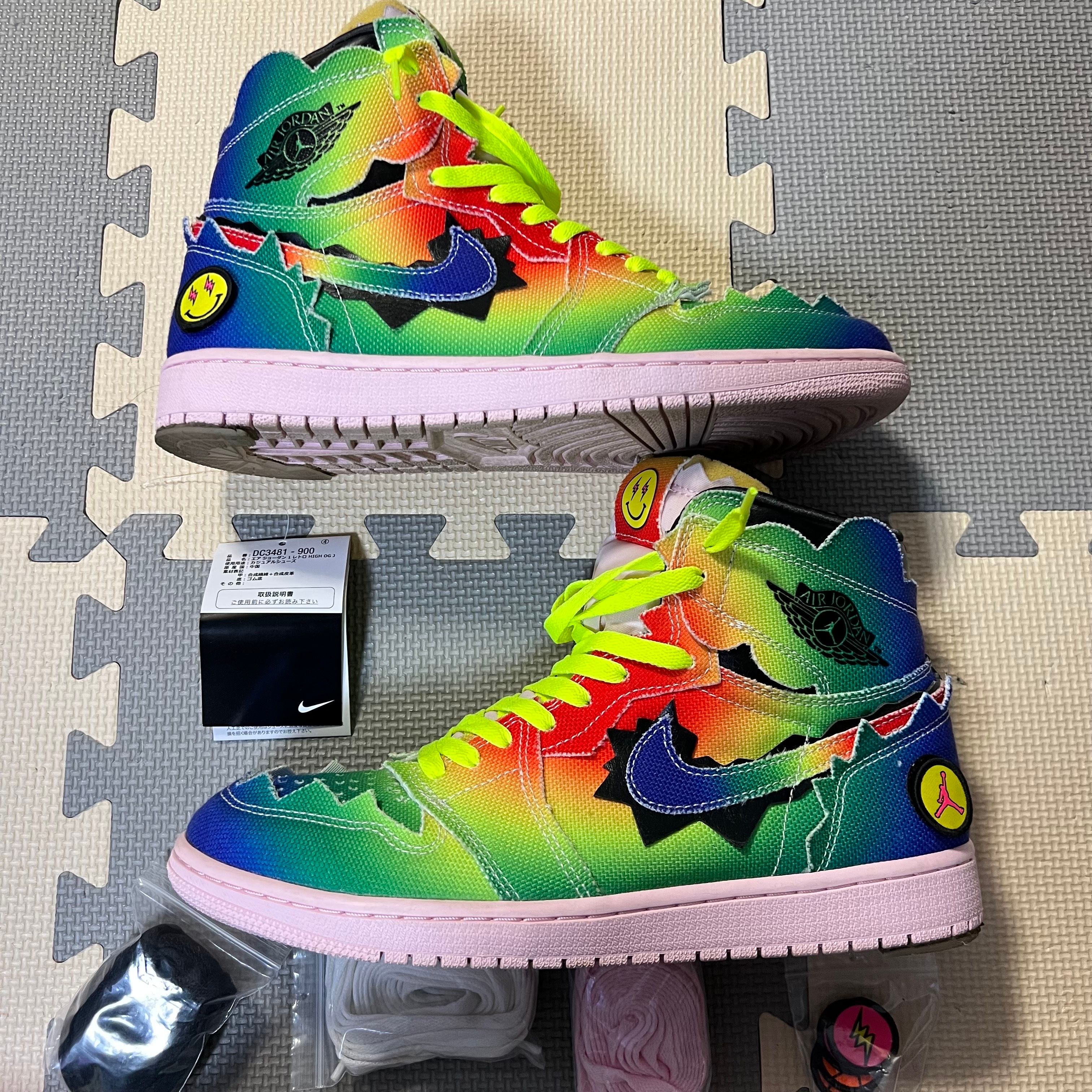 J Balvin × Nike Air Jordan 1 High OG "Rainbow"