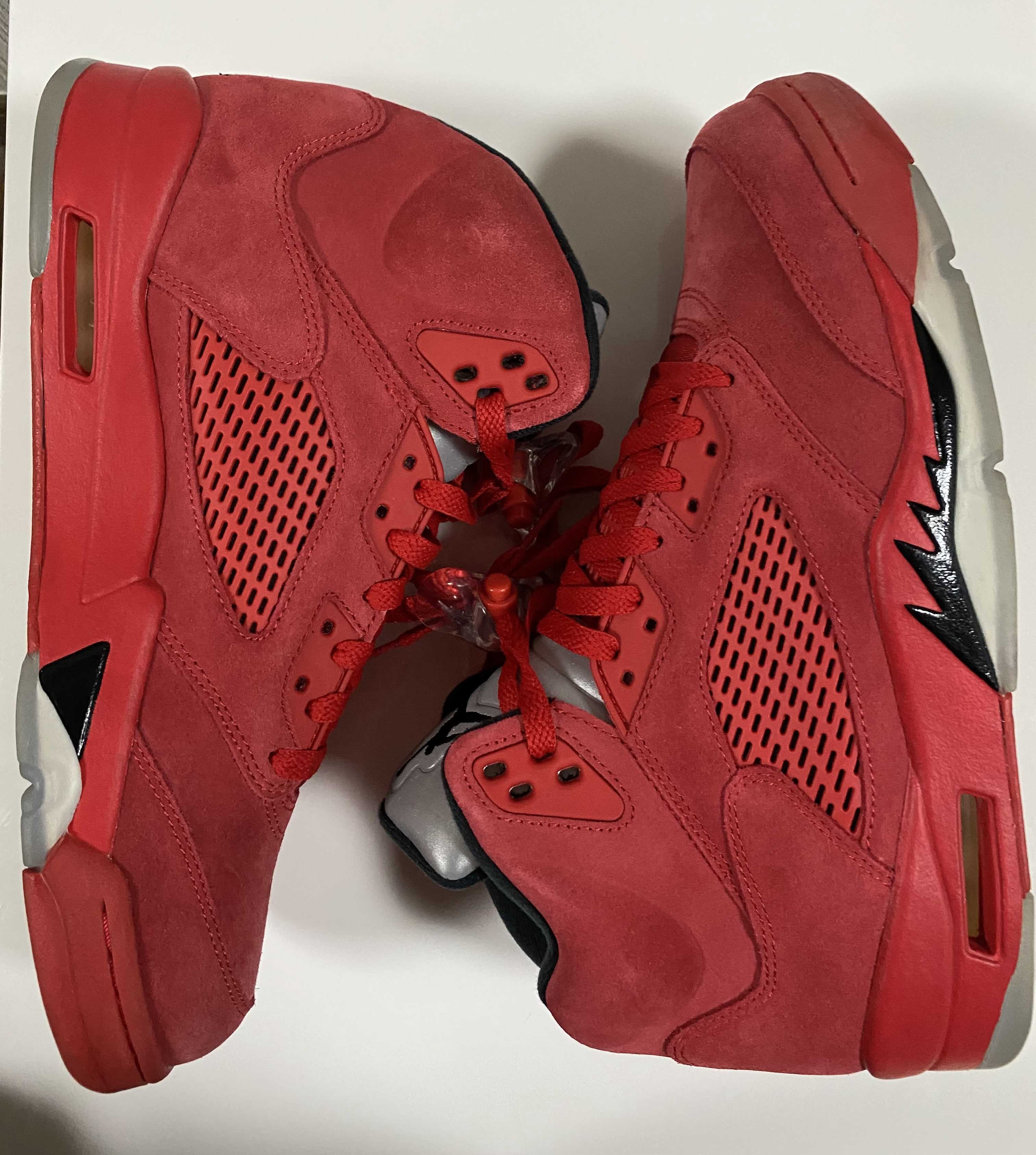 Nike Air Jordan 5 Ratro "Red Suede"