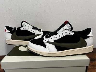 Travis Scott × Nike Women's Air Jordan 1 Low OG "Medium Olive"