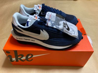 Fragment × sacai × Nike LD Waffle "Blackended Blue"