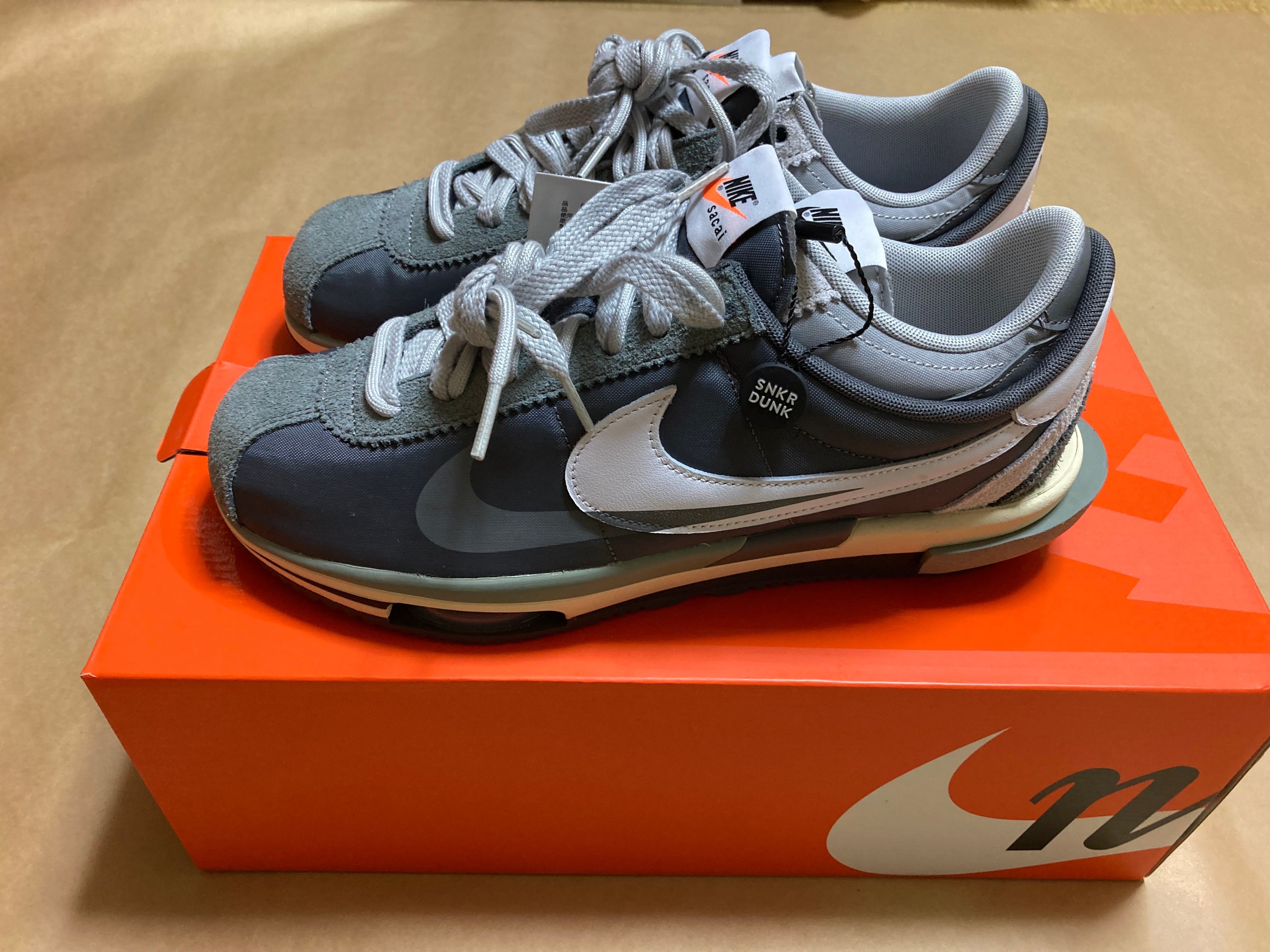 sacai × Nike Zoom Cortez "Iron Grey"