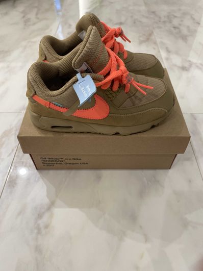 Off-White × Nike TD Air Max 90 "Desert Ore"