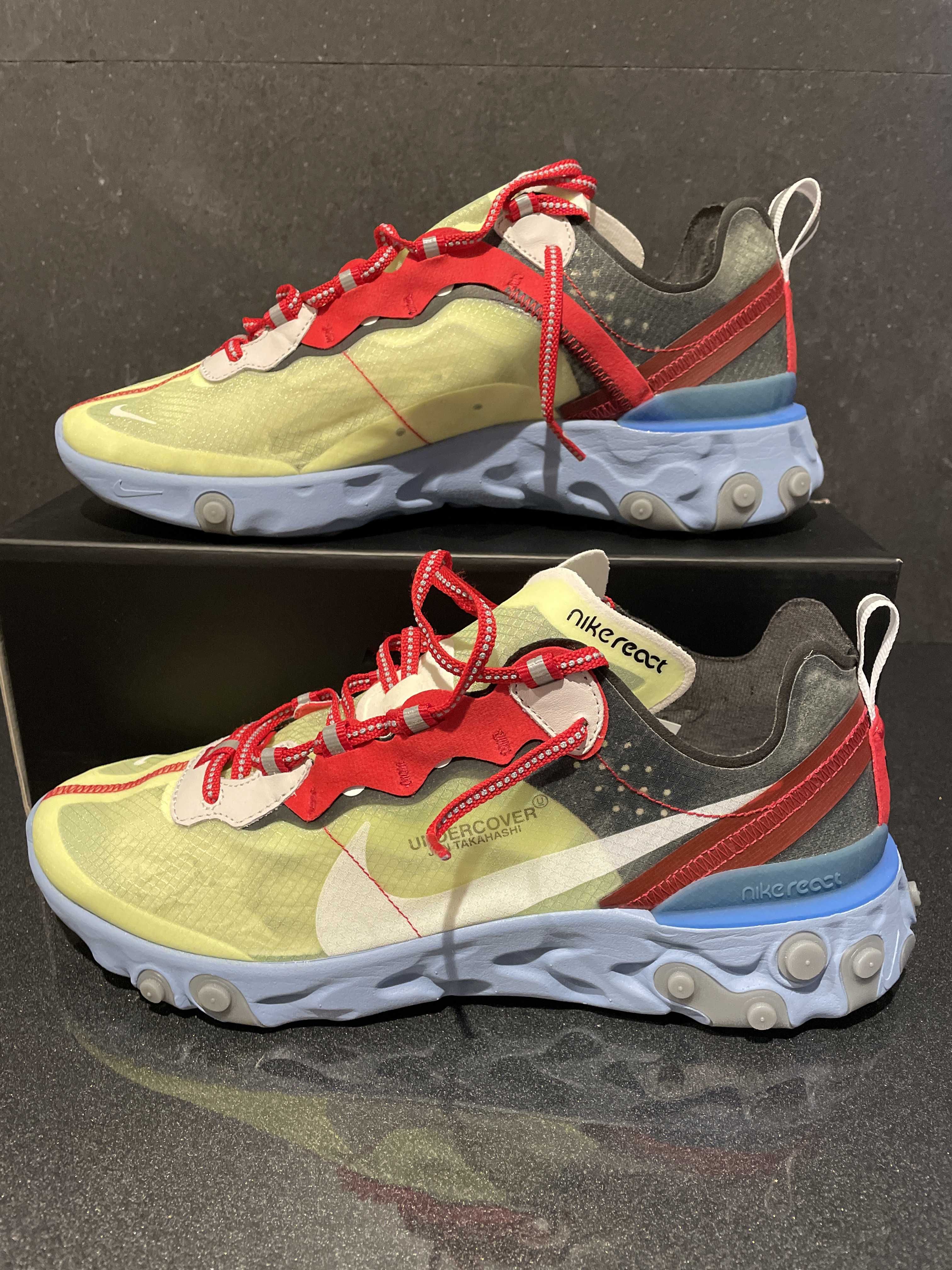 UNDERCOVER × Nike React Element 87 "Yellow/Red"