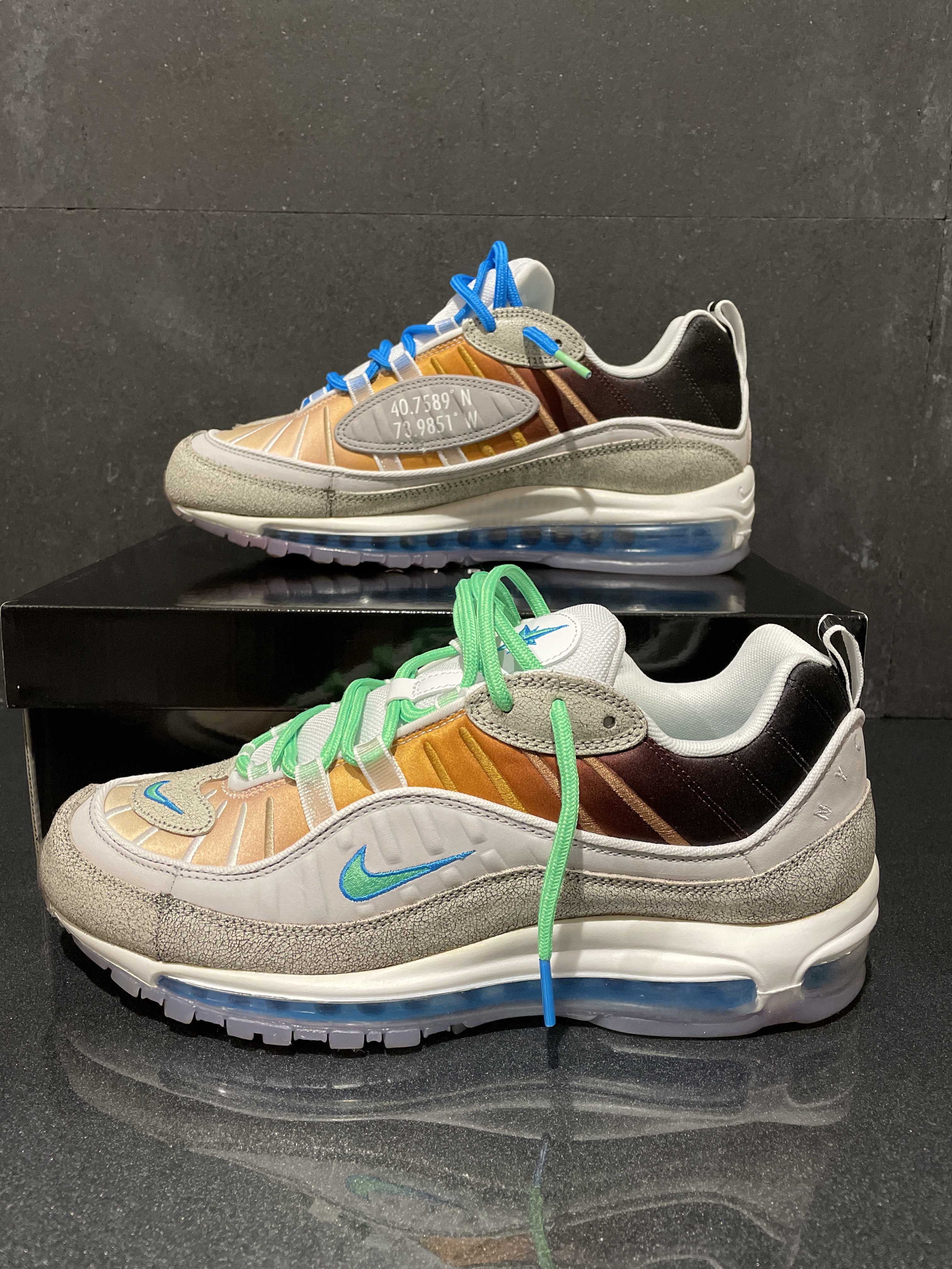 Nike GS Air Max On-Air "Vast Grey/Electro Green"