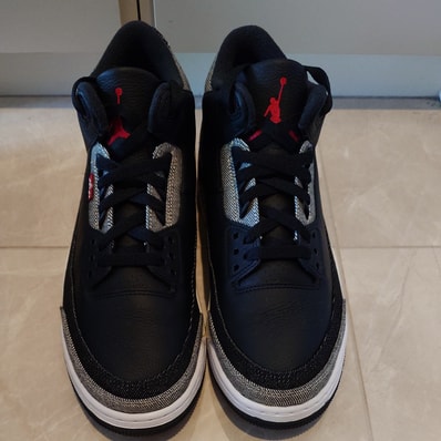Levi's × Nike Air Jordan 3 Retro SP "Black and White" (LEVI'S Tab)