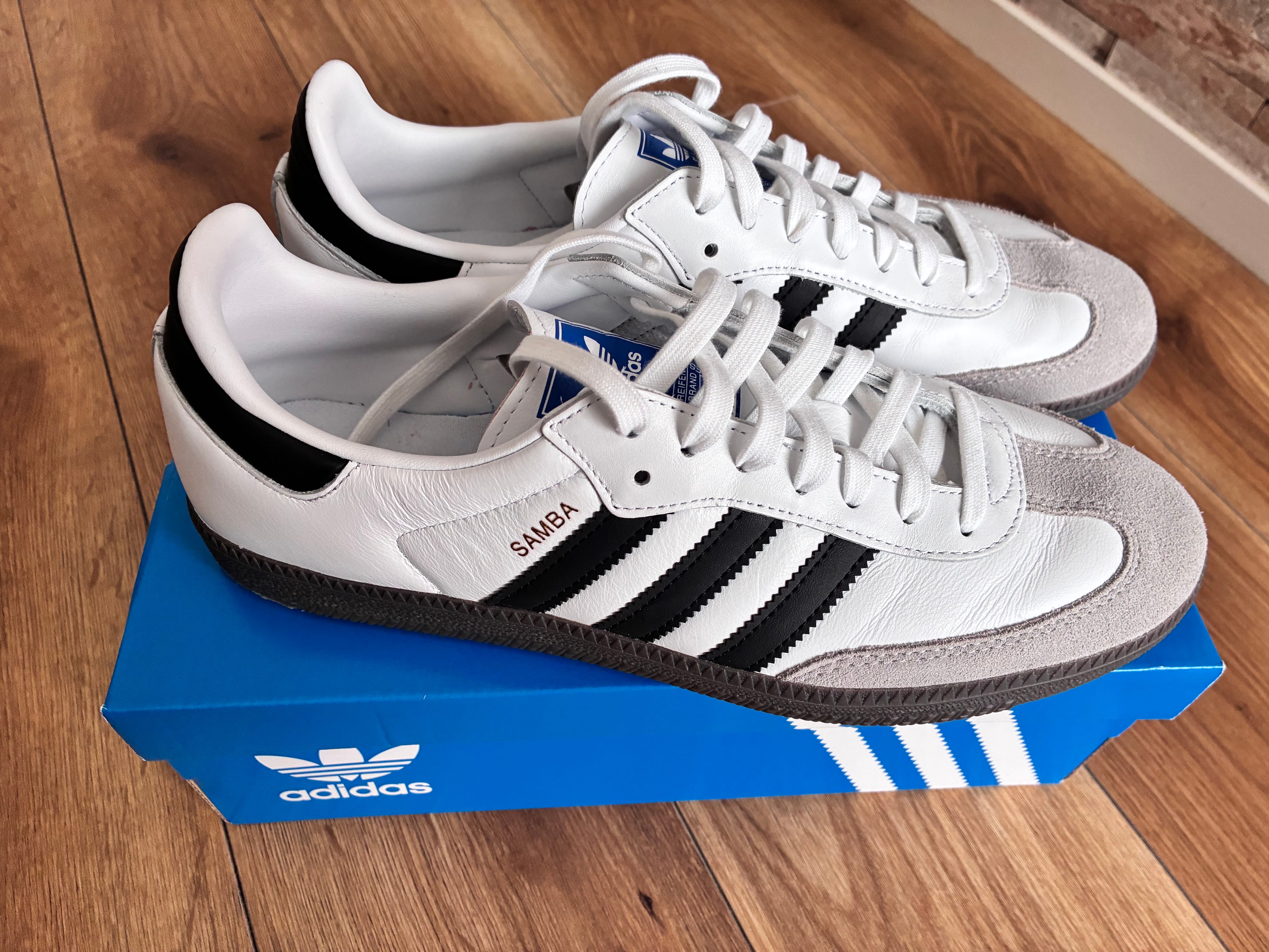 adidas Samba OG "Cloud White/Core Black/Clear Granite"